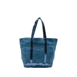 Vanessa Bruno Women Linen Medium Zipped Cabas Tote